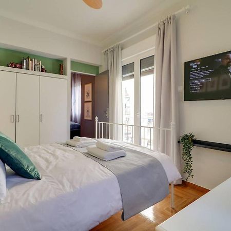 Victoria 5star / 5BR BigApt / Sauna / 2min to metro Atenas Exterior foto