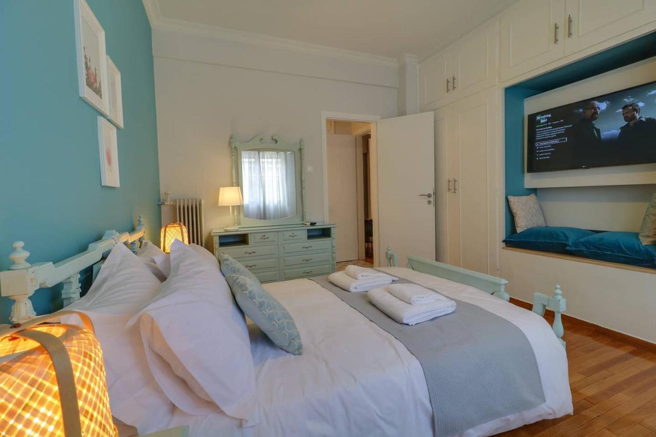 Victoria 5star / 5BR BigApt / Sauna / 2min to metro Atenas Exterior foto