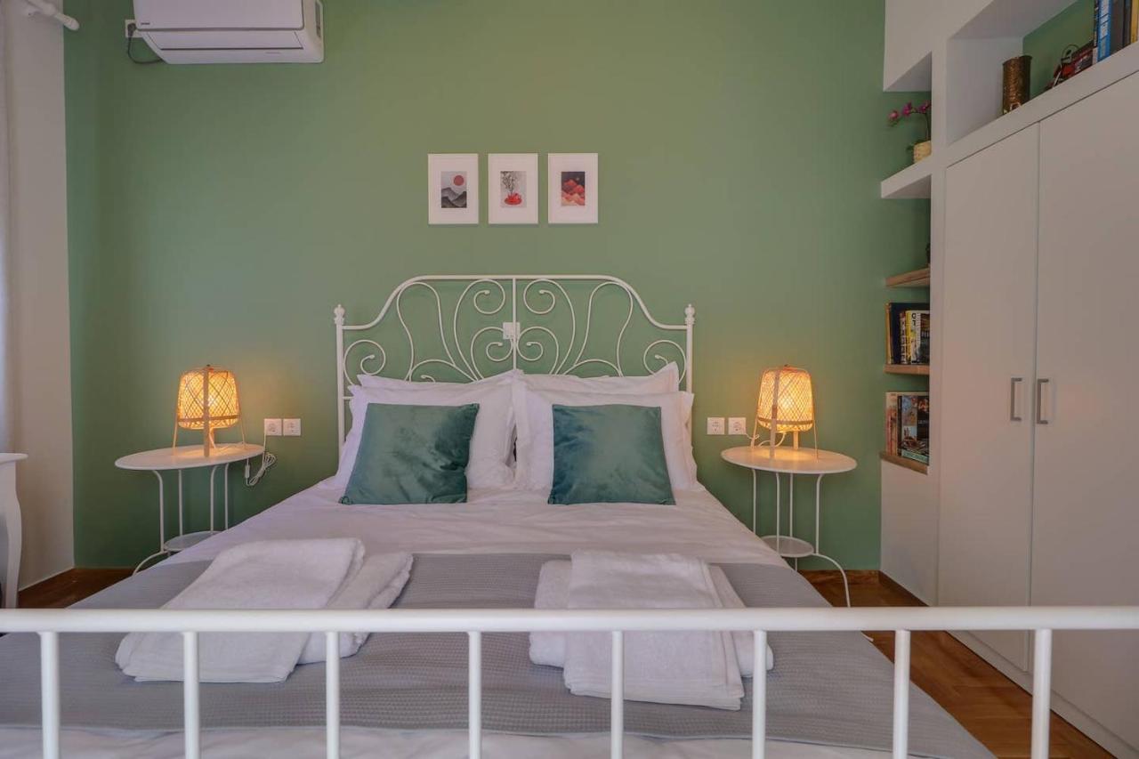 Victoria 5star / 5BR BigApt / Sauna / 2min to metro Atenas Exterior foto